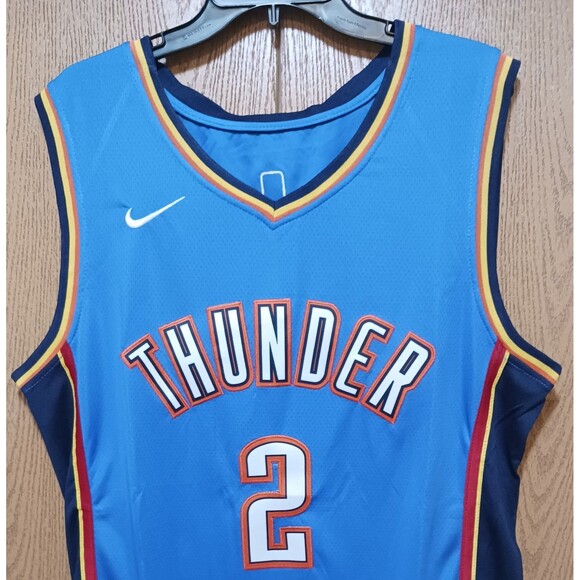 Shai Gilgeous-Alexander-(MVP!)-(Nike)-(Thunder)-(Blue)-(Jersey)-(Used)-(XL)-$90 - Picture 3 of 12